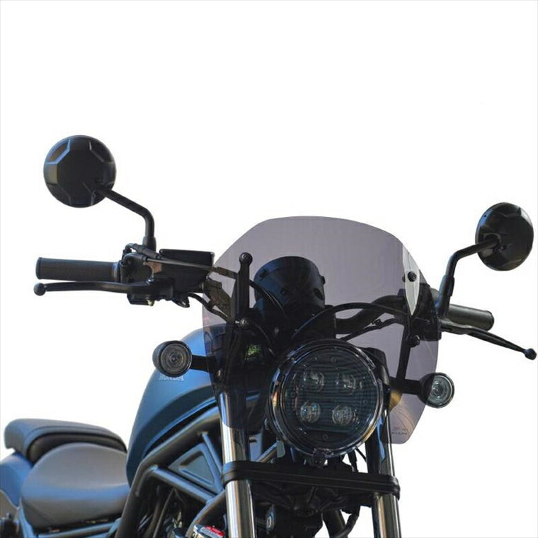 エ-エフアサヒ アサヒフウボウ｜AF-ASAHI メーターバイザーセット 20- REBEL250／500 MC49／PC60｜RBL-08