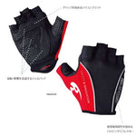 KOMINE コミネ GKC-003 ABサイクリンググローブ BLK RED ＃S カタログ品番：P088-3393 メーカー品番：10-003
