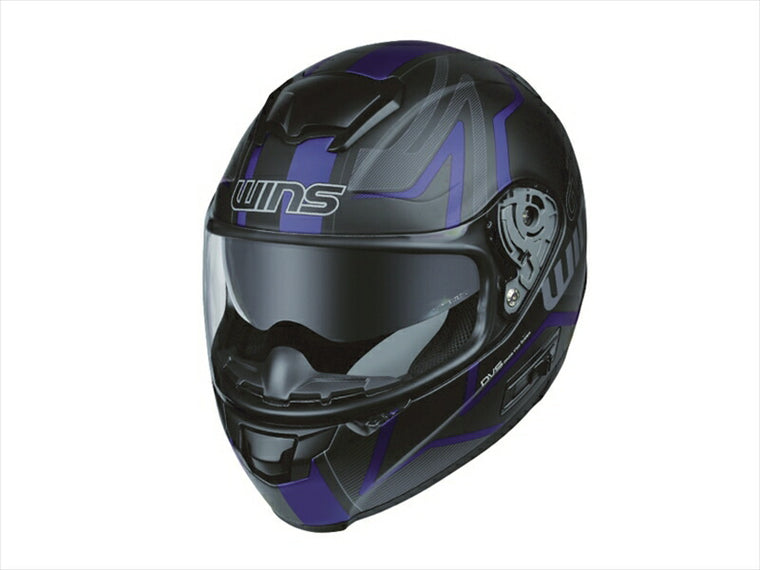 ヘルメット  ウインズ WINS FF-COMFORT GT-Z マットブラック×ブルー L 4560385765834 4560385765834 取寄品