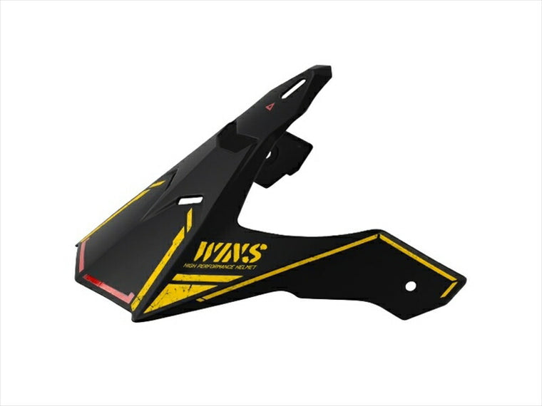 ヘルメット  ウインズ WINS バイザー マットブラック×イエローレッド X-ROAD用 4560385767821 4560385767821 取寄品