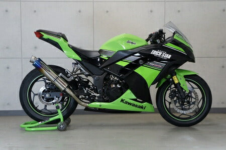 トリックスター トリックスター レーシングフルエキゾースト 焼きチタン Ninja250 13- カタログ品番：P057-7442 メーカー品番：RFS-015D-YTGP