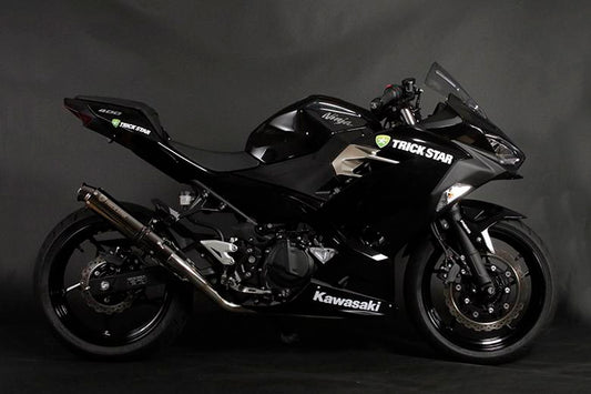 トリックスター トリックスター レーシング ショットガン ブラックメッキ Ninja250 18- カタログ品番：P091-4271 メーカー品番：RFS-015E-SBMC