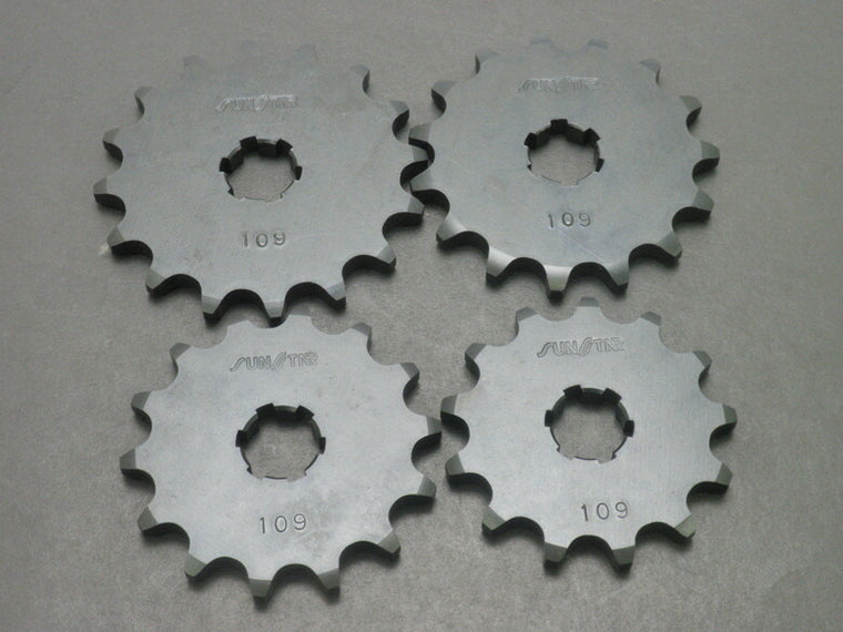 SUNSTAR サンスター フロントスプロケット 420-15T KSR50・80・110 KLX110・AR80・50 カタログ品番：109-15 メーカー品番：10915