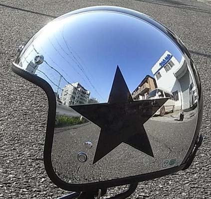 72JAMジャム ナナニージャム JETヘルメット ＃FREE CHROMES TWIN STAR カタログ品番：P036-4536 メーカー品番：JCP-10