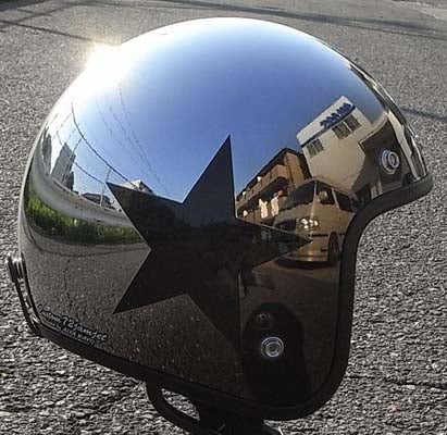 72JAMジャム ナナニージャム JETヘルメット ＃FREE CHROMES CLASSICAL STAR カタログ品番：P036-4538 メーカー品番：JCP-11
