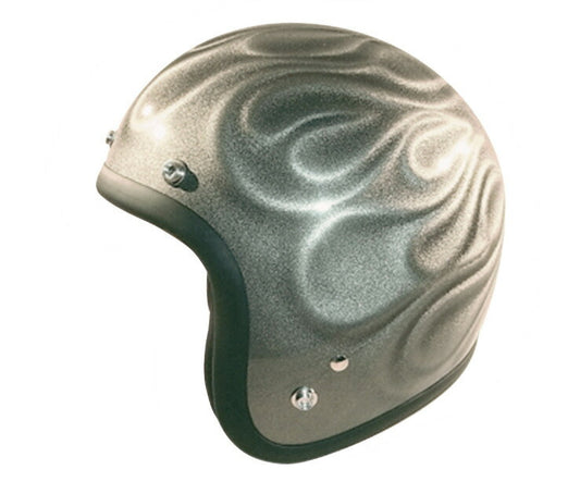 72JAMジャム ナナニージャム ヘルメット 3D GHOST FLAME シルバー カタログ品番：P039-5203 メーカー品番：JG-14