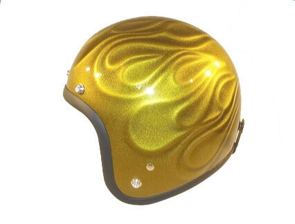 72JAMジャム ナナニージャム ヘルメット 3D GHOST FLAME ゴールド カタログ品番：P039-5204 メーカー品番：JG-15