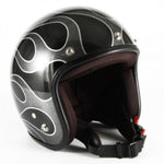 72JAMジャム ナナニージャム JETヘルメット FLAMES BLK ＃フリー カタログ品番：P061-0685 メーカー品番：JCP-42