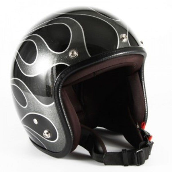 72JAMジャム ナナニージャム JETヘルメット FLAMES BLK ＃フリー カタログ品番：P061-0685 メーカー品番：JCP-42