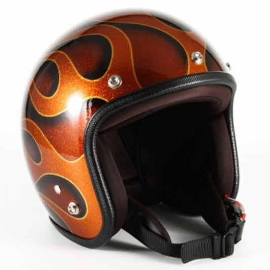 72JAMジャム ナナニージャム JETヘルメット FLAMES ORANGE ＃フリー カタログ品番：P063-7918 メーカー品番：JCP-43