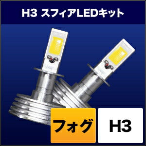 SPHERELIGHT スフィアライト スフィアLEDコンバージョンキット フォグ H3 6000K カタログ品番：P092-9820 メーカー品番：SHKPB060
