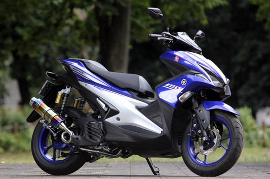 スペシャルパーツタダオ SP忠男 PURE SPORT チタンブルー AEROX155 タイ仕様SG472 カタログ品番：P088-6050 メーカー品番：AE1-GE-04