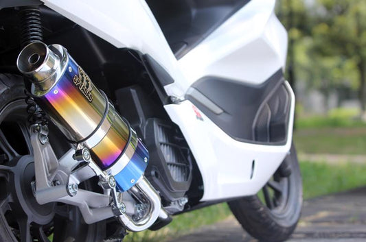 スペシャルパーツタダオ SP忠男 PURESPORT SilentV Ti Blue PCX150 2BK-KF30 カタログ品番：P094-5466 メーカー品番：PC1-GE-42