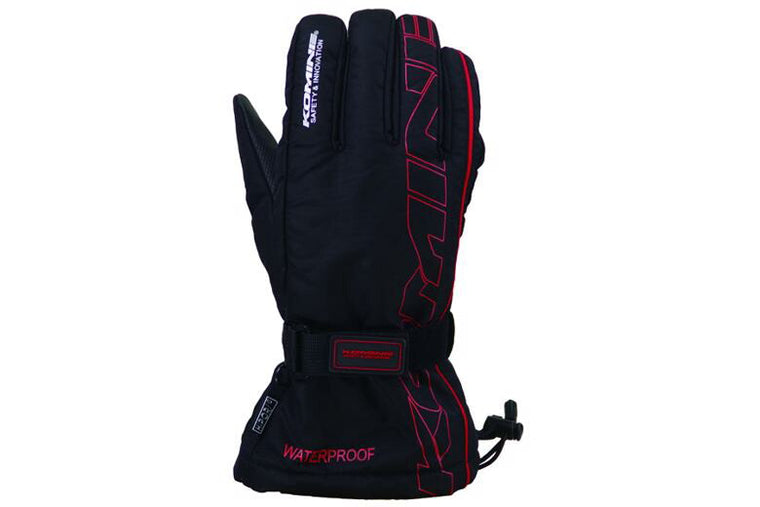 KOMINE コミネ GK-132 レインオーバーグローブ BLK RED ＃XL カタログ品番：P088-0622 メーカー品番：06-132