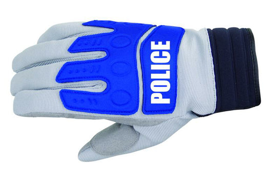 KOMINE コミネ GK-785 インストラクターWグローブ GREY BLU POLICE ＃L カタログ品番：P063-3429 メーカー品番：06-785