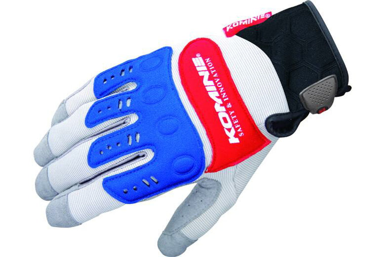KOMINE コミネ GK-134 インストラクターグローブ GRY RED ＃S カタログ品番：P088-0628 メーカー品番：06-134