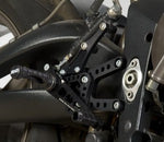 アールアンドジー R＆G 可変レーシングステップキット ブラック Daytona675 06-12 カタログ品番：P047-4151 メーカー品番：RG-RSET12BK