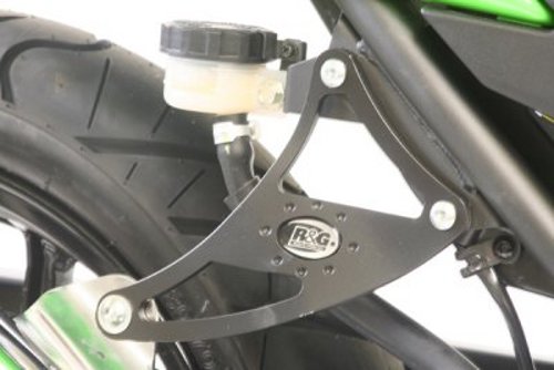 アールアンドジー R＆G エキゾーストハンガー ブラック Ninja250R 08-12 カタログ品番：P054-0792 メーカー品番：RG-EH0037BK