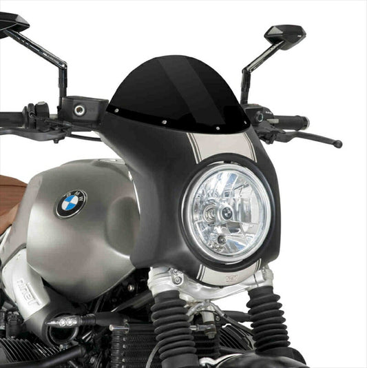 プーチ｜レトロフェアリング ブラック/ブラック R NINE T SCRAMBLER 16-20(RETRO FAIRING) BLACK｜9253N