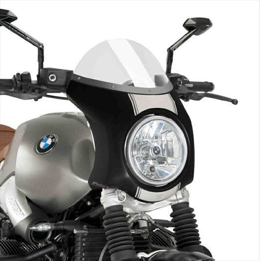 プーチ｜レトロフェアリング クリア/カーボンP R NINE T SCRAMBLER 16-20(RETRO FAIRING) CARBON LOOK｜9254W