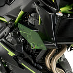 プーチ｜ダウンフォースネイキッドスポイラーグリーン Z650 20-21(サイド)｜20328V