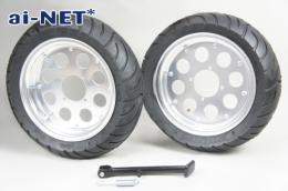 ai-net アイネット 10インチ アルミホイール タイヤセット Aタイプ カタログ品番：P094-9276 メーカー品番：334