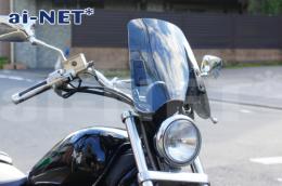 ai-net アイネット 汎用メーターバイザー (ハンドル22φ用) スモーク カタログ品番：P094-9310 メーカー品番：738