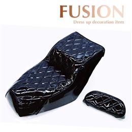 ai-net アイネット エナメルシートセット ダイヤ柄 ブラック フュージョン(MF02) カタログ品番：P094-9443 メーカー品番：4692