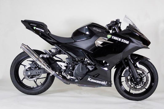 トリックスター トリックスター レーシングS O ショットガン 焼ステンレス Ninja250 18- カタログ品番：P094-8518 メーカー品番：RSS-015E-SYSC