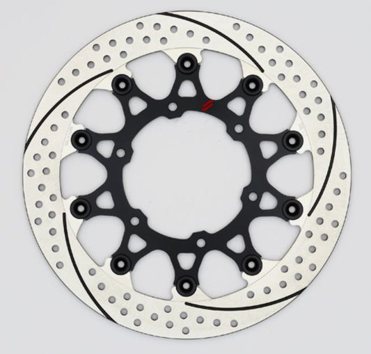 SUNSTAR サンスター プレミアムR スリット＆ホール R GSX-S1000(φ310)ピン:ブラック カタログ品番：P095-8513 メーカー品番：EL239WR