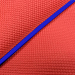 グロンドマン GRONDEMENT シートカバー 張替 エストレヤWシートタイプ スベラーヌレッド 青パイピング カタログ品番：P091-1640 メーカー品番：GH4008KC440P50
