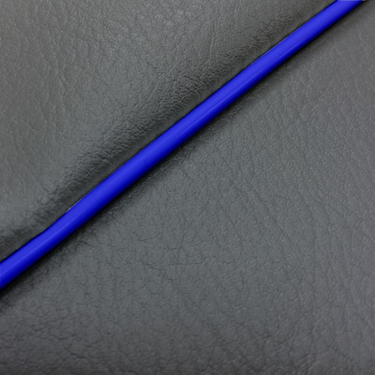グロンドマン GRONDEMENT シートカバー 張替 エストレヤWシートタイプ ダークグレー 青パイピング カタログ品番：P091-1647 メーカー品番：GH4008KC510P50