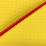 グロンドマン GRONDEMENT シートカバー 張替 アクシストリート(SE53J) フルエンボスイエロー 赤パイピング カタログ品番：P091-1251 メーカー品番：GH5692YC400P40