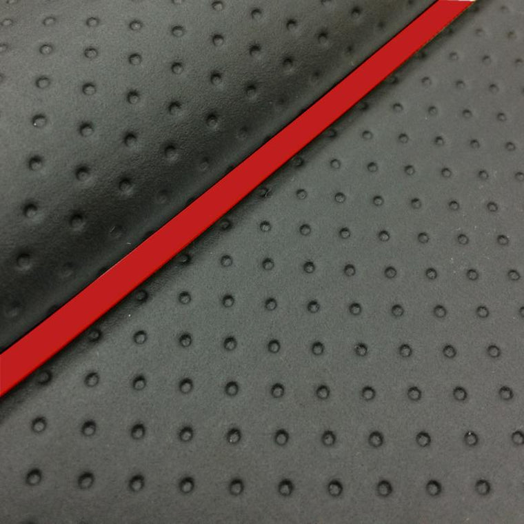 グロンドマン GRONDEMENT シートカバー 張替 アクシストリート(SE53J) フルエンボスブラック 赤パイピング カタログ品番：P091-1253 メーカー品番：GH5692YC420P40