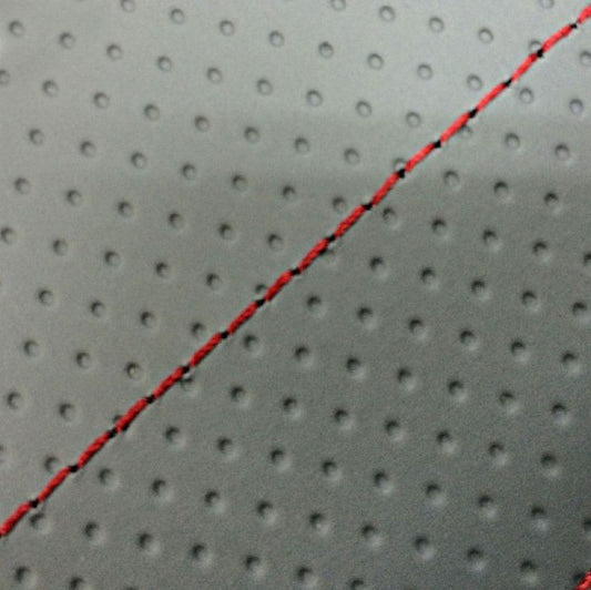 グロンドマン GRONDEMENT シートカバー 張替 アクシストリート(SE53J) エンボスグレー 赤ステッチ カタログ品番：P091-1332 メーカー品番：GH5692YC120S40