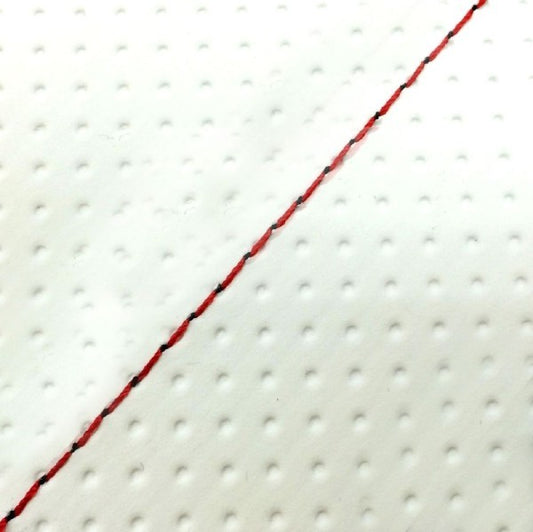 グロンドマン GRONDEMENT シートカバー 張替 アクシストリート(SE53J) エンボスホワイト 赤ステッチ カタログ品番：P091-1338 メーカー品番：GH5692YC280S40