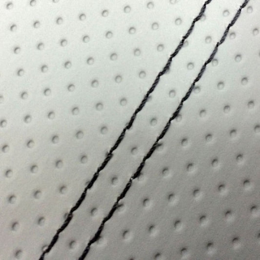 グロンドマン GRONDEMENT シートカバー 張替 アクシストリート(SE53J) エンボスグレー 黒ダブルステッチ カタログ品番：P091-1370 メーカー品番：GH5692YC120SW10