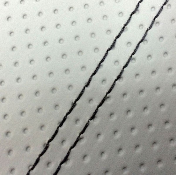 グロンドマン GRONDEMENT シートカバー 張替 アクシストリート(SE53J) エンボスグレー 黒ダブルステッチ カタログ品番：P091-1370 メーカー品番：GH5692YC120SW10