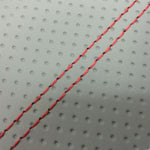 グロンドマン GRONDEMENT シートカバー 張替 アクシストリート(SE53J) エンボスグレー 赤ダブルステッチ カタログ品番：P091-1389 メーカー品番：GH5692YC120SW40