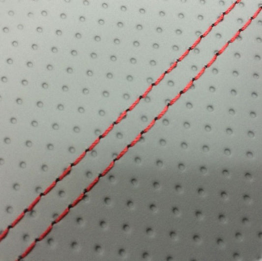 グロンドマン GRONDEMENT シートカバー 張替 アクシストリート(SE53J) エンボスグレー 赤ダブルステッチ カタログ品番：P091-1389 メーカー品番：GH5692YC120SW40