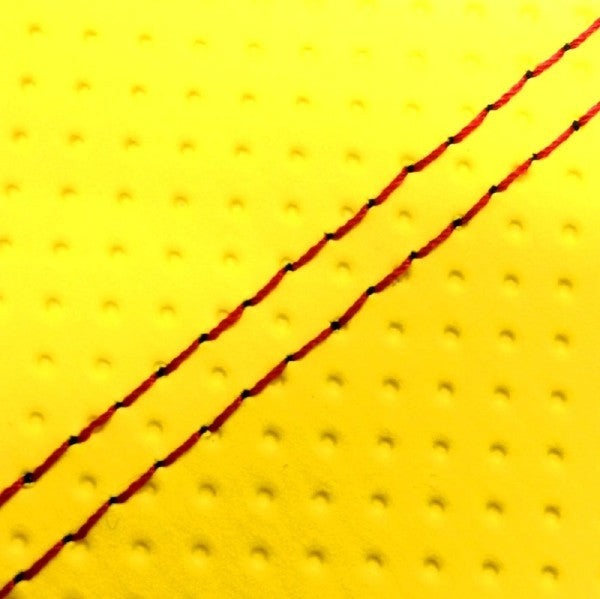 グロンドマン GRONDEMENT シートカバー 張替 アクシストリート(SE53J) エンボスイエロー 赤ダブルステッチ カタログ品番：P091-1392 メーカー品番：GH5692YC250SW40