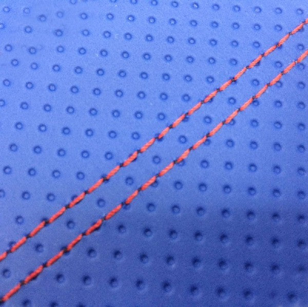 グロンドマン GRONDEMENT シートカバー 張替 アクシストリート(SE53J) エンボスブルー 赤ダブルステッチ カタログ品番：P091-1393 メーカー品番：GH5692YC260SW40