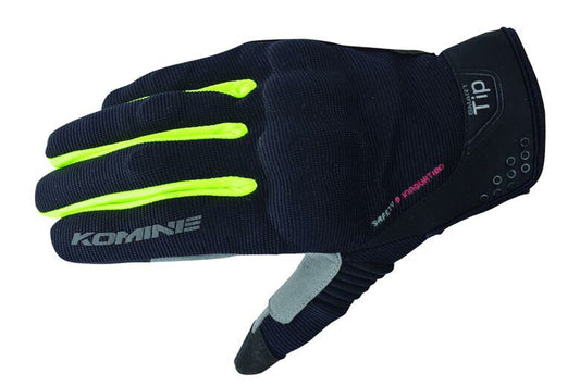 KOMINE コミネ GK-183 プロテクトメッシュグローブ BLK NEON ＃2XL カタログ品番：P088-0984 メーカー品番：06-183