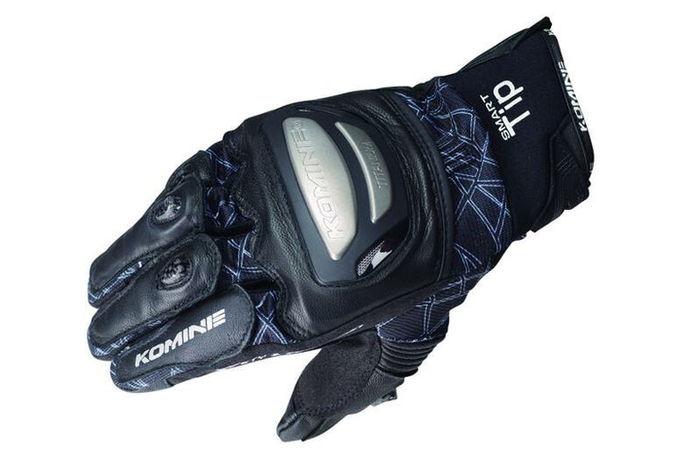 KOMINE コミネ GK-214チタニウムM-グローブ BLK ＃L カタログ品番：P086-1812 メーカー品番：06-214