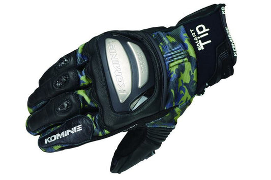 KOMINE コミネ GK-214チタニウムM-グローブ CAMO RED ＃L カタログ品番：P086-1824 メーカー品番：06-214