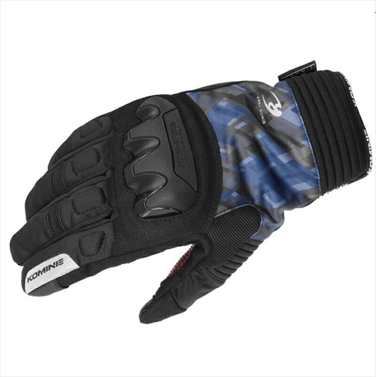 コミネ｜GK-834 PROTE.Wグローブ Plaid-Navy S｜06-834