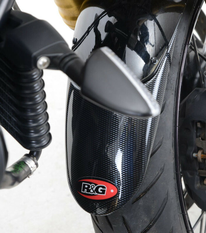 R＆G フロントフェンダーエクステンダーカーボン柄 GSX600／GSX750F 98-