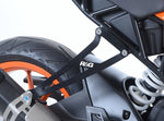 アールアンドジー R＆G エキゾーストハンガー ブラック KTM RC125 390 17- カタログ品番：P079-6256 メーカー品番：RG-EH0080BKA