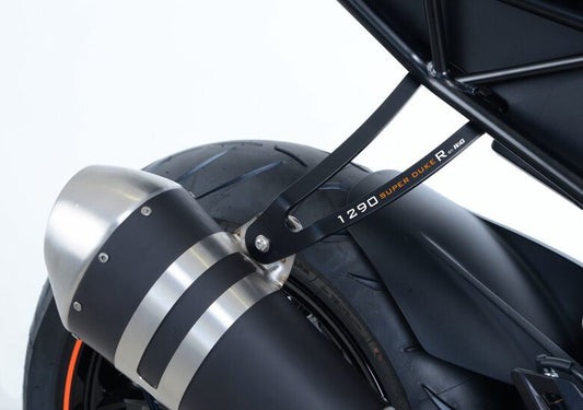 アールアンドジー R＆G エキゾーストハンガー ブラック KTM 1290Super Duke 17- カタログ品番：P079-6269 メーカー品番：RG-EH0081BK