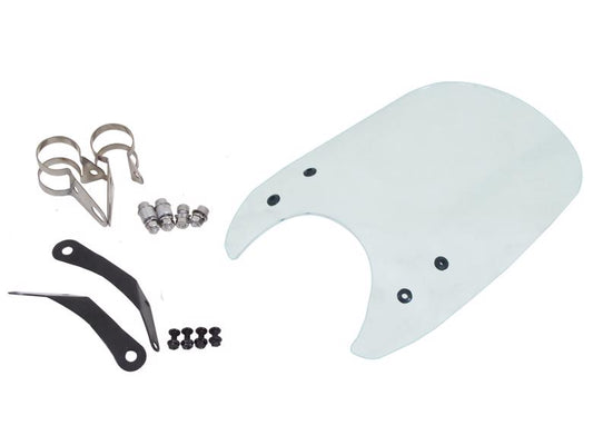 WorldWalk ワールドウォーク フォークマウントスクリーン ロング クリア ドラッグスター400用 カタログ品番：P091-9198 メーカー品番：ws-26-4lc